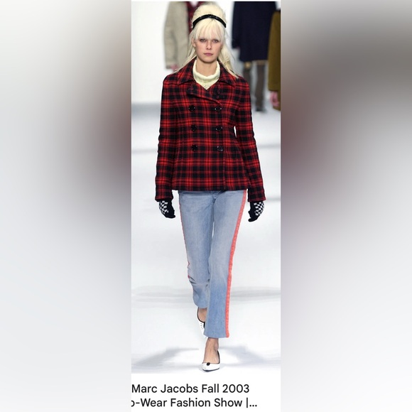 Marc Jacobs, Country Western, Lumberjack Jacket w Elegant Puff Shoulders, Small - Picture 9 of 10